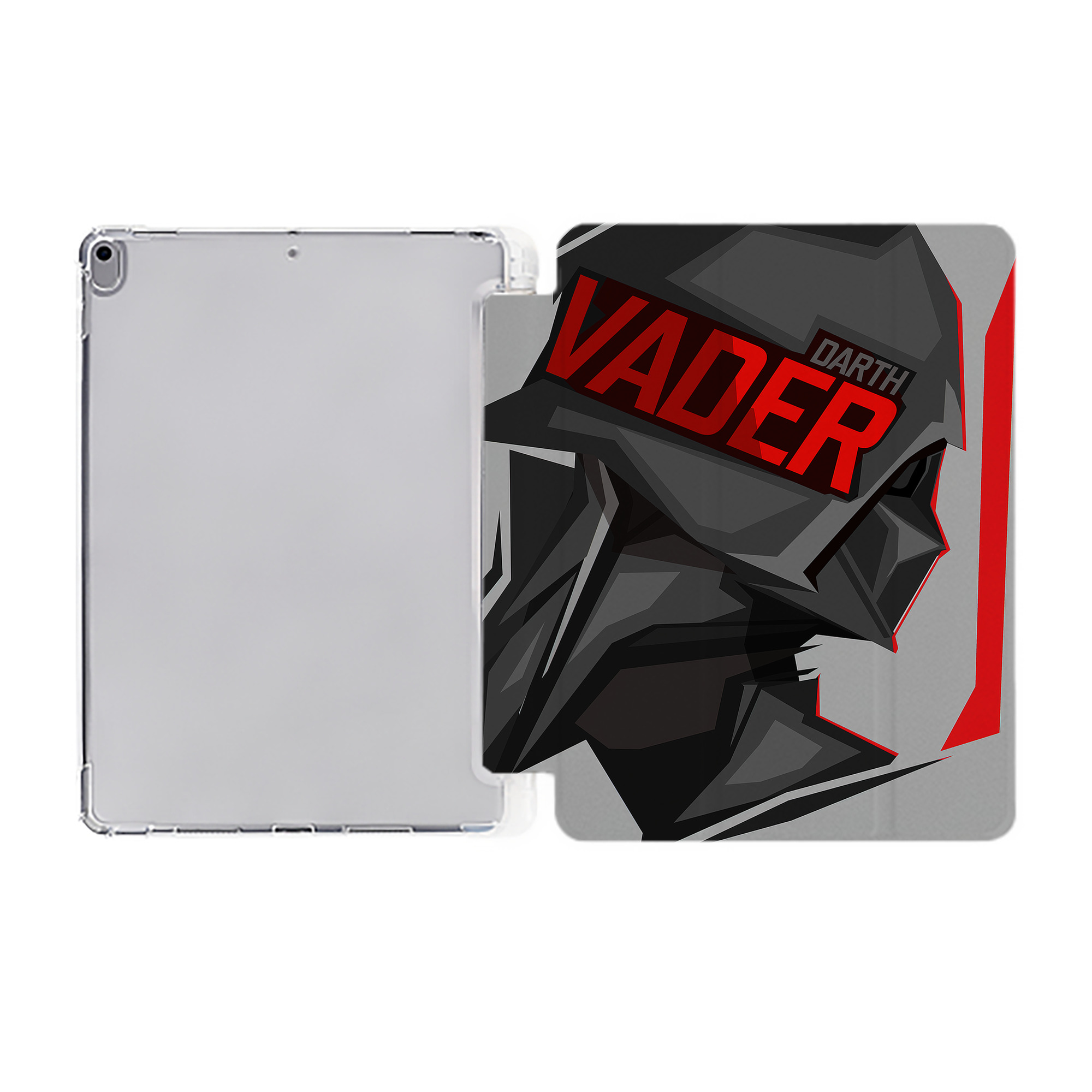 （画像用） スター・ウォーズ Star Wars IPad ケース ペン収納付き 三つ折りスタンド PUレザー×シリコン 対応機種9.5/10.5/10.9インチ